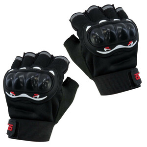 دستکش دوچرخه سواری نیمه انگشتی مدل محافظ دار کد 1649 سایز L