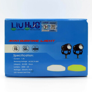 پروژکتور آفرود فن دار 50 وات کد 1803– بسته 2 عددی