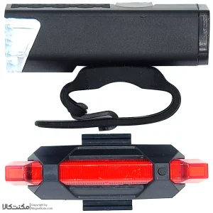 چراغ جلو و عقب دوچرخه شارژی کد ۷۶۰