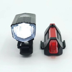 چراغ جلو و عقب دوچرخه مدل شارژی کد 760
