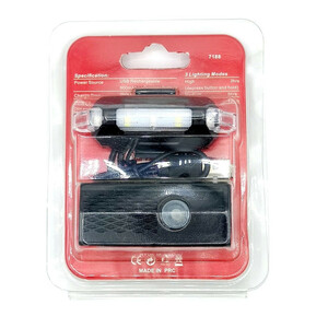 چراغ جلو و عقب دوچرخه مدل شارژی کد 760