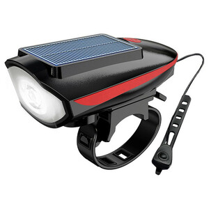 چراغ جلوی دوچرخه مدل پنل خورشیدی کد 1683