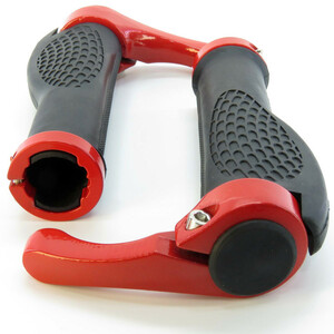 گریپ دسته دوچرخه راکس مدل شاخ گاوی طبی کد 1667 مجموعه 2 عددی