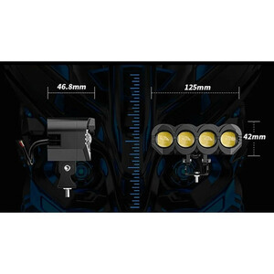 پروژکتور آفرود چهار لنز ۸۰ وات کد ۱۷۹۴