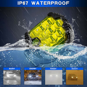 پروژکتور آفرود sf3 زرد 100 وات کد 1815 – بسته 2 عددی