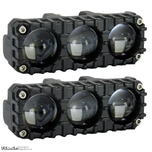 پروژکتور آفرود سه لنز 60 وات کد 1798 – بسته 2 عددی