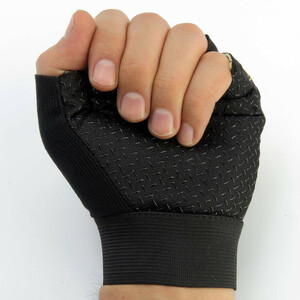 دستکش دوچرخه سواری نیمه انگشتی مدل اسکلتی کد 1662 سایز L