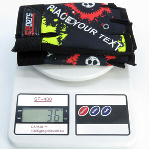 دستکش دوچرخه سواری نیمه انگشتی مدل اسکلتی کد 1662 سایز L