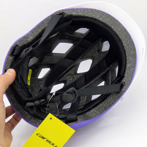 کلاه ایمنی دوچرخه کربول مدل شهری چراغ دار کد 1622