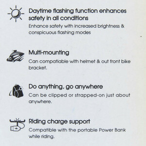 چراغ جلوی دوچرخه انرژی مدل تایوان کد 1576