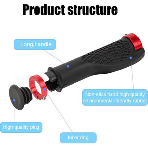 گریپ دسته دوچرخه راکس مدل استراحت دار کد 1670 بسته 2 عددی