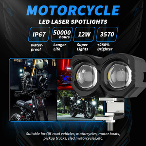 پروژکتور آفرود دو لنز ۴۰ وات کد ۱۷۹۲