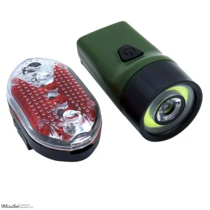 چراغ جلو و عقب دوچرخه کیاکو کد 1501