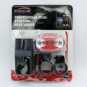 چراغ جلو و عقب دوچرخه کیاکو کد 1501
