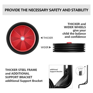 چرخ کمکی دوچرخه راکس مدل قابل تنظیم کد 1673 بسته 2 عددی