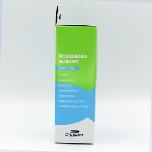 چراغ جلوی دوچرخه دی لایت مدل 300 آلمینیوم کد 1406