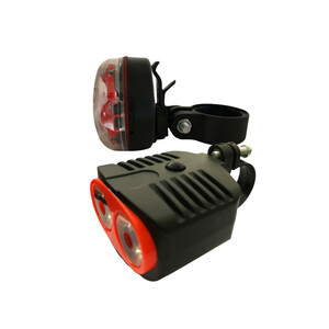 چراغ جلو و عقب دوچرخه مدل 22 بسته 2 عددی