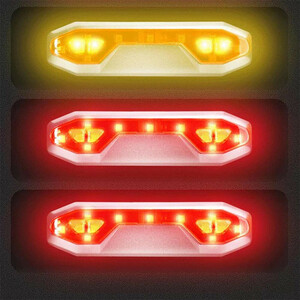 چراغ عقب شارژی QX کد 1492