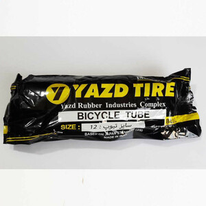 تیوپ دوچرخه یزد تایر مدل 02 سایز 12