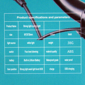 چراغ جلو شارژی کد 1651