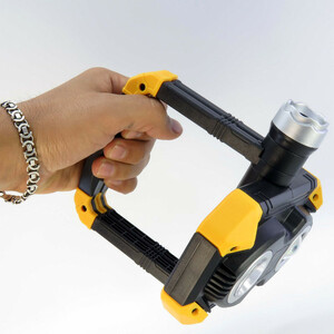 نورافکن دستی توبیز مدل 3 کاره کد 1716 با نور چند رنگ