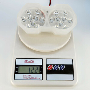 پروژکتور 18 ال ای دی فلش زن دو حالته کد 1718