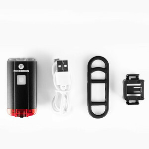 چراغ جلو عقب YQ-TD100LM راک براس کد 1756