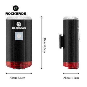 چراغ جلو عقب YQ-TD100LM راک براس کد 1756