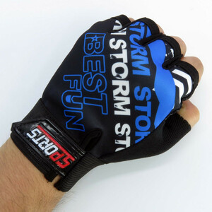 دستکش دوچرخه سواری نیمه انگشتی مدل اسپرت کد 1665 سایز L