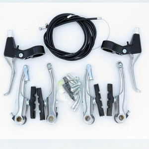 ست ترمزبندی ویبریک آلومینیوم نقره ای کد 1383