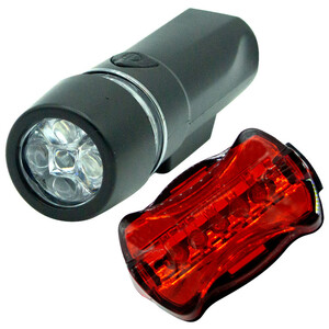 چراغ جلو و عقب دوچرخه اوکی مدل 855