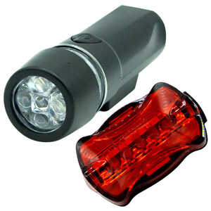 چراغ جلو و عقب دوچرخه اوکی مدل 855