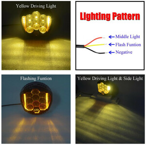 پروژکتور آفرود sf3 نارنجی 100 وات کد 1824 – بسته 2 عددی
