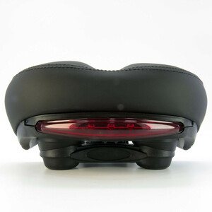 زین دوچرخه اورتگا مدل چراغدار کد 1652