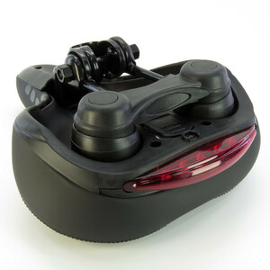 زین دوچرخه اورتگا مدل چراغدار کد 1652