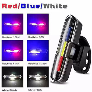 چراغ عقب دوچرخه مدل 6 حالته کد 1587