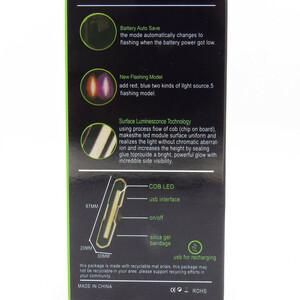 چراغ عقب دوچرخه مدل 6 حالته کد 1587