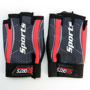 دستکش دوچرخه سواری نیمه انگشتی مدل اسپرت کد 1647 سایز L