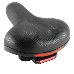 زین دوچرخه مدل چراغ دار پوست ماری کد 1666