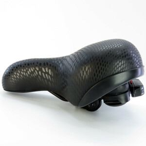 زین دوچرخه مدل چراغ دار پوست ماری کد 1666