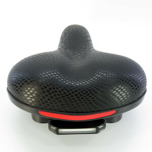 زین دوچرخه مدل چراغ دار پوست ماری کد 1666