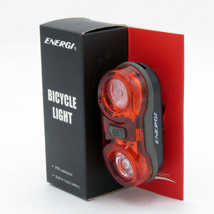 چراغ عقب دوچرخه انرژی مدل دوقلو کد 1574