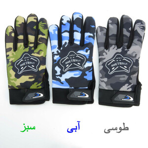 دستکش دوچرخه سواری مدل چریکی کد 1658 سایز L
