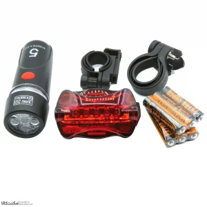 چراغ جلو و عقب دوچرخه کد 1298