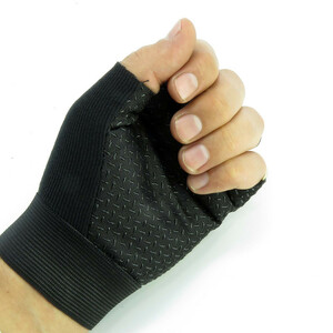 دستکش دوچرخه سواری مدل نیمه انگشتی طرح چریکی کد 1664 سایز L