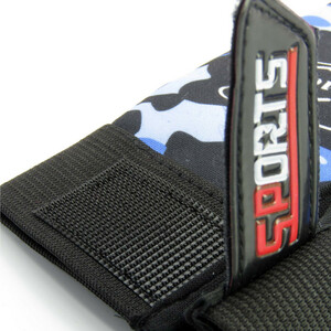 دستکش دوچرخه سواری مدل نیمه انگشتی طرح چریکی کد 1664 سایز L