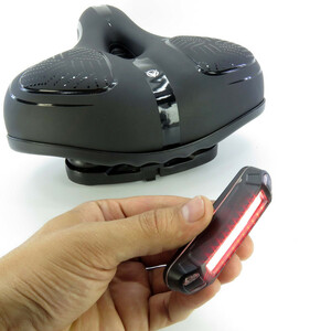 زین دوچرخه مدل ژل طبی ولو پلاس چراغ دار کد 1671