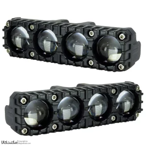 پروژکتور آفرود چهار لنز 80 وات کد 1800 – بسته 2 عددی