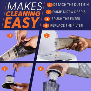 جارو شارژی دستی مدل VACUUM CLEANER