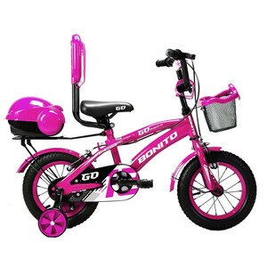 دوچرخه کودک شهری بونیتو مدل GO کد 1732 صورتی سایز طوقه 12 اینچ